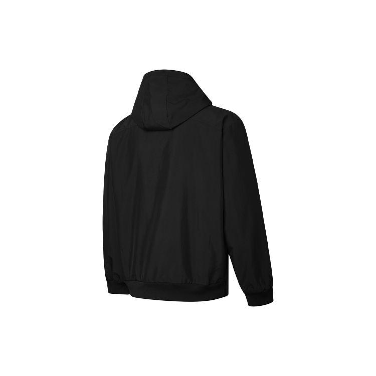 Puma Long-Sleeve Windproof Fleece-Lined Hooded Jacket Men Outerwear Black 530273-01