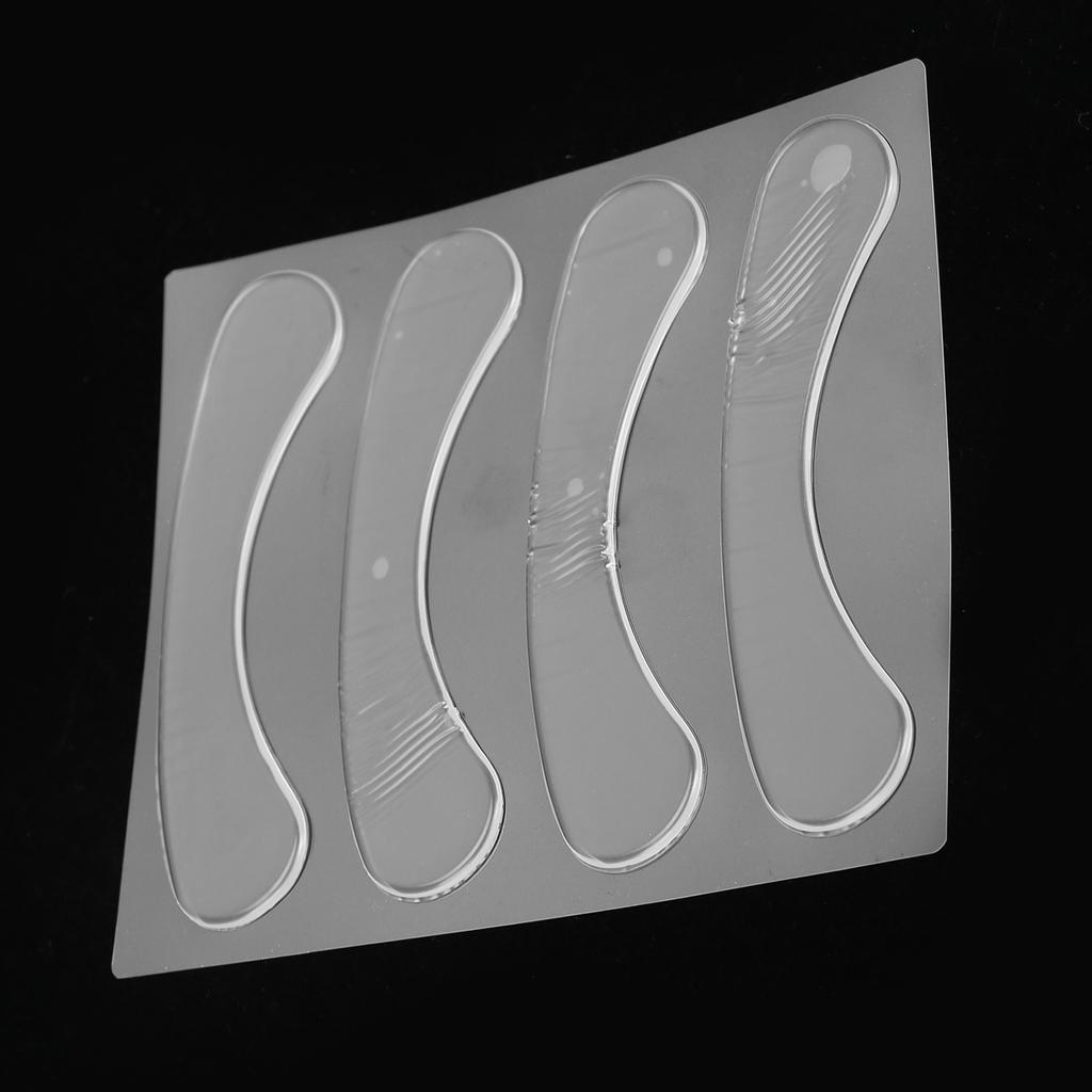 4pcs Silicone Lip Anti Wrinkle Patch Reusable Transparent Skin Wrinkle Smoothing Patch