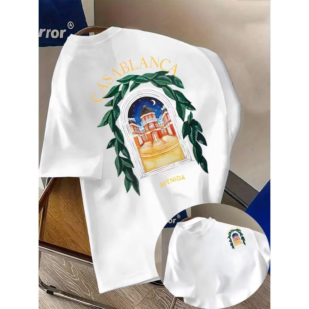 Casablanca Estētika Y2K Arhitektonisks Grafisks Unisex