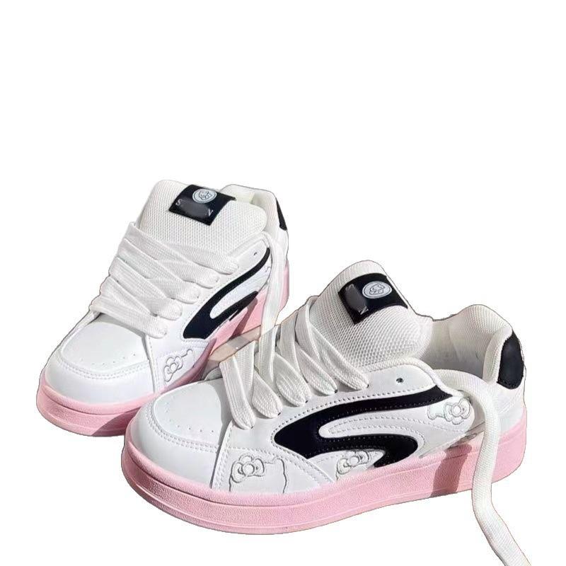Versatile Board Shoes Niche Autumn New Little White Shoes Sports and Leisure Trendy Bread Shoes