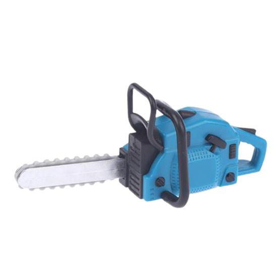 

Модель газонокосилки Легкая Минималистичная Пластиковая Мини-бензопила Модель газонокосилки для декора синий