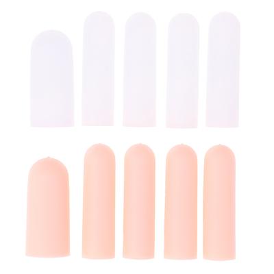 10 Stück Silikon-Fingerbett-Gel-Fingerschutz, Fingerbandage, Stützhandschuhe