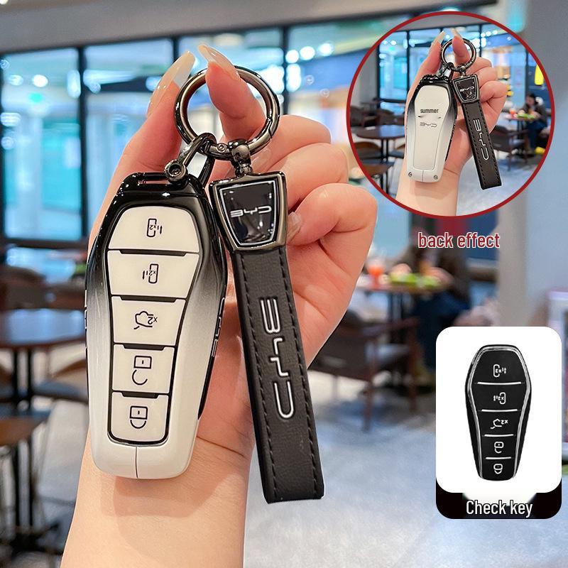 BYD Xia DMI 2025 Business Car Metal Protective Key Case