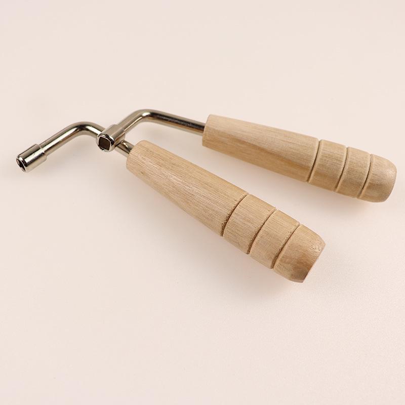 Acoustic Guitar String Tension Adjustment Tool - Metal & Wood Wrench