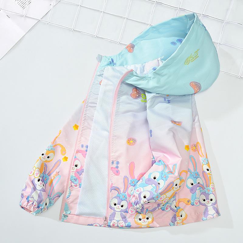 

Весенне-осенняя верхняя одежда для девочек, новая модная тенденция 2023 года, уличная куртка, повседневная верхняя одежда 150 розовый