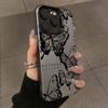 Retro-Stil Schmetterling Grafik Mattes Case für iPhone 17 Air 16 E 15 14 Plus 13 12 Mini 11 Pro Max Acrylplatte Silikonhülle