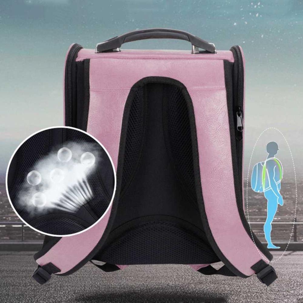 Leather Carrier for Cat Backpack for Cats Transparent Bag for Cats Pet Product Cat Backpack Window Cat Carrier Backpack Carrier