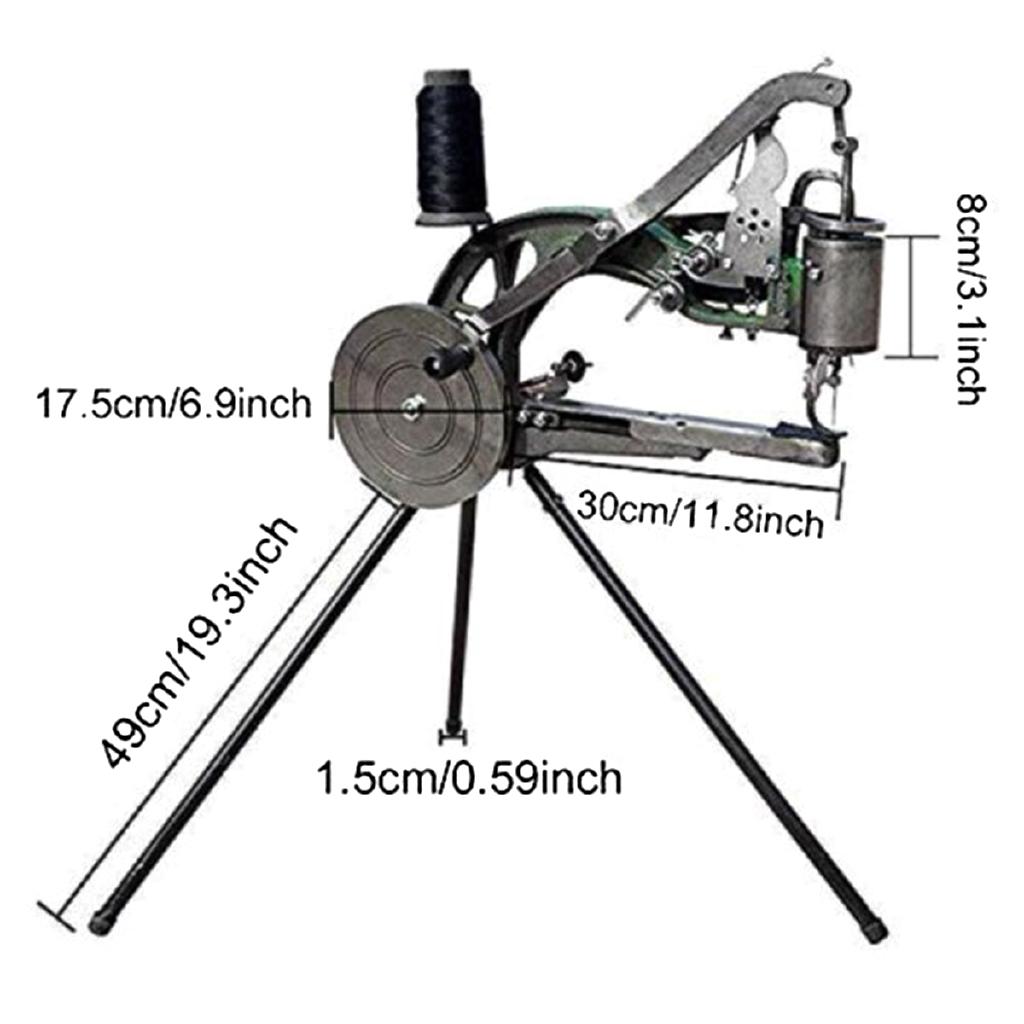 Hand Cranked Shoes Repairs Machine Manual Industrial Shoe Making Hand Sewing Machine Equipment