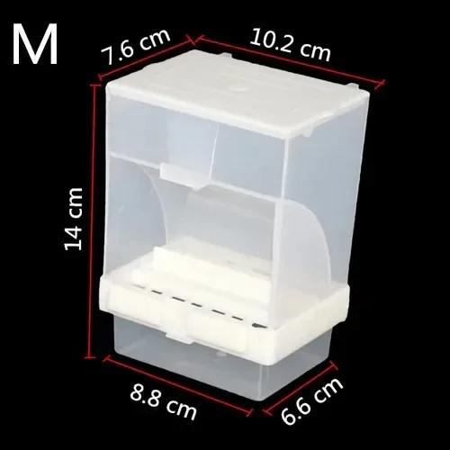 

1 Pc Bird Automatic Feeder Parrot Splash Proof Removable Container Bird Cage Bird Feeder Starling Tiger Skin Peony Accessories