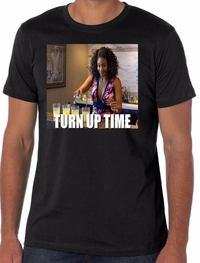 

NEW Girls Trip Turn Up Time Flossy Posse Movie Tiffany Haddish T shirt S