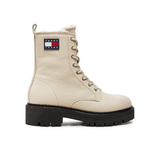 Ботильоны Tommy Jeans Tjw Urban Boot Tumbled EN0EN02317 бежевые EU 40 26980₽