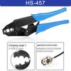 Hexagonal Terminal BNC Coaxial Connector Cable and Fiber Optic Crimping Pliers