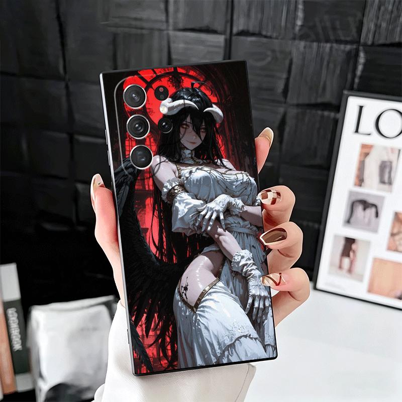 

Albedo O-Overlords Anime Soft Phone Case for Samsung Galaxy S26 S25 Edge S24 Ultra S23 Plus S22 S21 FE S20 Black Cover Back Shel Samsung S22 Plus