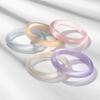 Ice-Type Stone Bracelet Bangle Transparent Agate Chalcedony Bracelet  Holiday Gifts