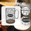 Coffee Capsule Holder Organizer with Wooden Base, Large Capacity, Iron Basket for