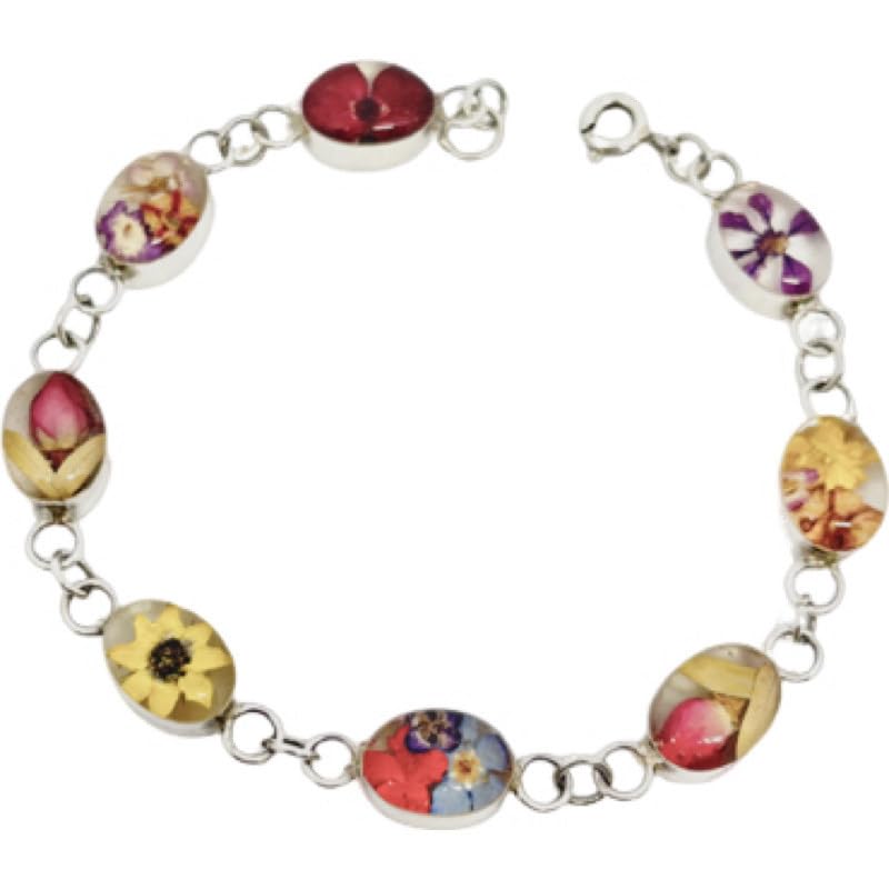 

Mexican/Stylish Mexican Floral Bracelet/Women s Accessory/Mexican Silver 925/Imported [Parallel Import]