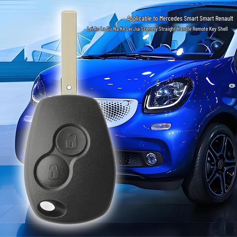 Compatible with Renault 2-Button 433MHz Car Remote Key - PCF7961M/4A Chip.