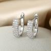 2023 Trendy Hong Kong-Style Diamond Earrings: High-End, Versatile, Casual Luxury for Women.