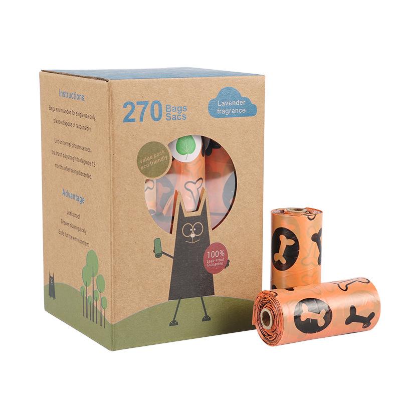 Factory Direct Supply Degradable Dog Poop Bag Bone EPI Pet Garbage Bag Pill Dispenser  ODM Customizable Supplier