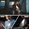 Portable LED Flashlight Night Running Safety Lights USB Rechargeable LED Lights Pocket Torch Emergency Light Hands Free