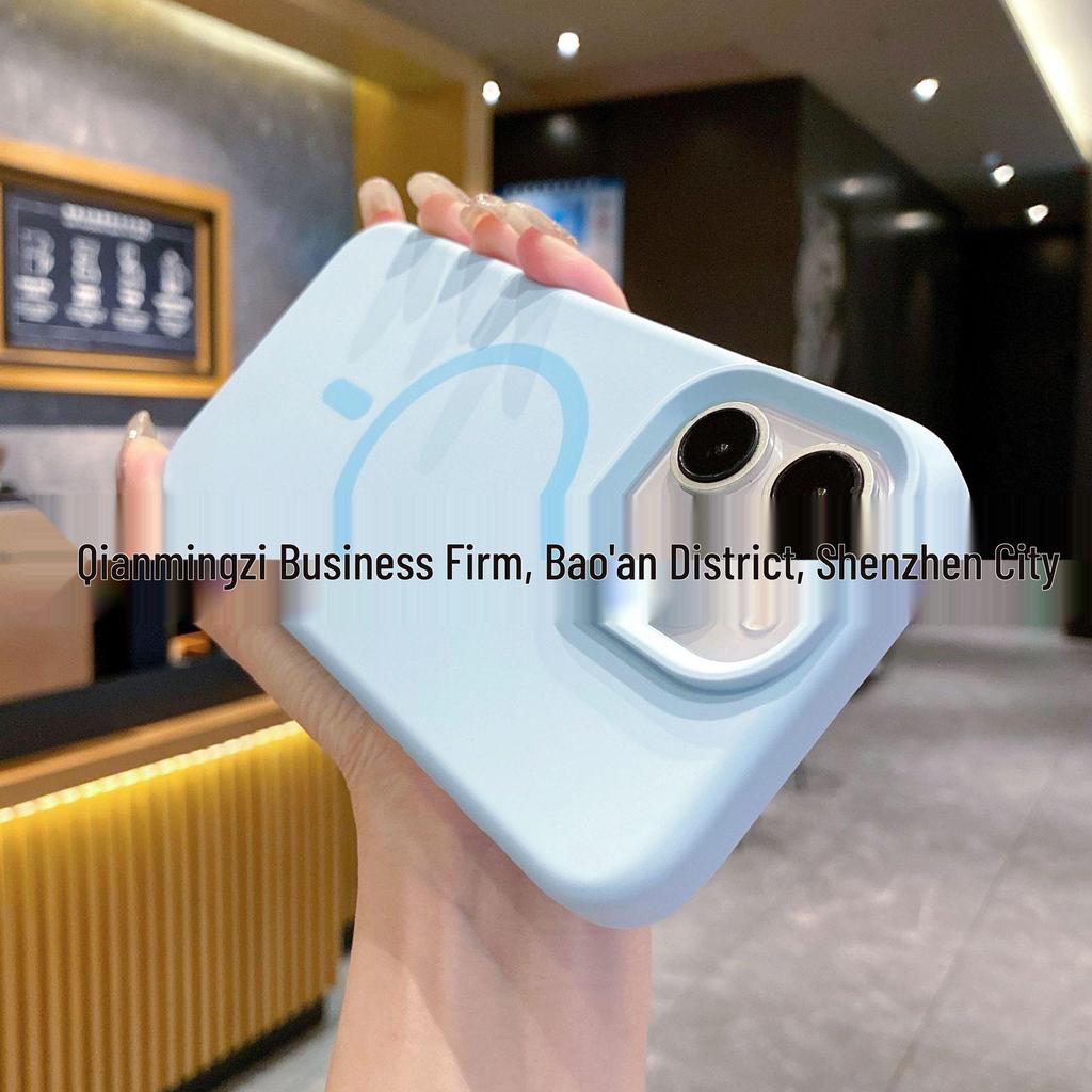 17 Pro Max Liquid Silicone Magnetic Phone Case, Full Coverage, Anti-Drop, High-End Protective Cover for Apple 17.