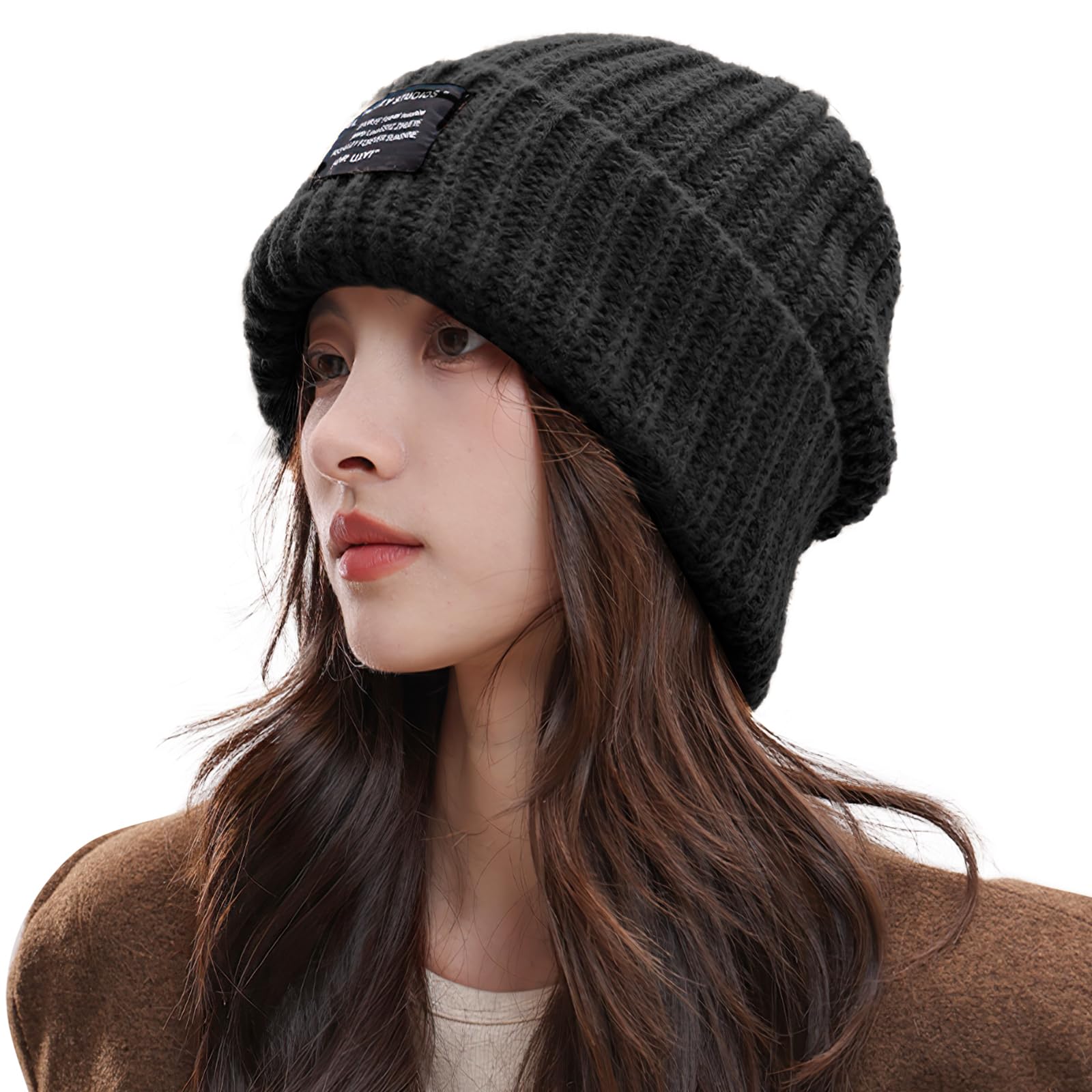 

SIVAN Knit Hat for Men and Winter and Cold Protection Choice for Plus yarn for and and gentle on the Perfect for or everyday one size fits all Free чёрный