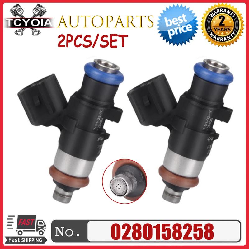 

OEM # 2521068 0280158258 2 шт. Покращені форсунки паливних інжекторів для Polaris ACE570 ACE900 RZR Ranger Sportsman XP SP Ремонт