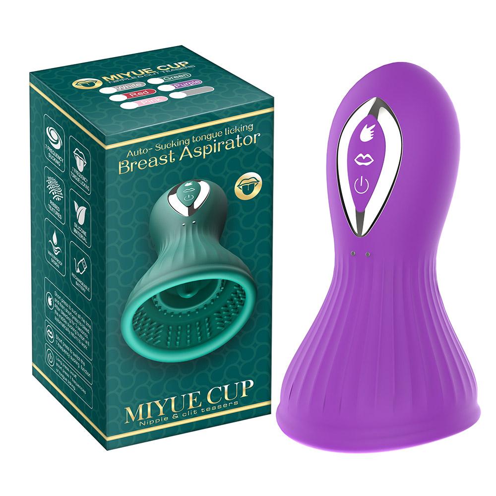 Clitoral Breast Vibrator Sucking Licking Tongue Sex Toy for Women Nipples Vagina Stimulator Orgasm Powerful Blowjob Stimulation