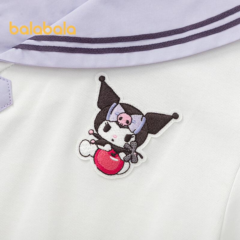 Balabala Girls' Kuromi Two-Piece Summer Set