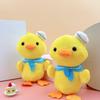 Cartoon Duck Plush Keychain - Cute Animal Pendant & Keyring Ornament for Couples