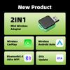 2 w 1 bezprzewodowy adapter CarPlay do Apple iPhone Android Przewodowy na bezprzewodowy Fast Connect Carplay Smart AI Box Adapter