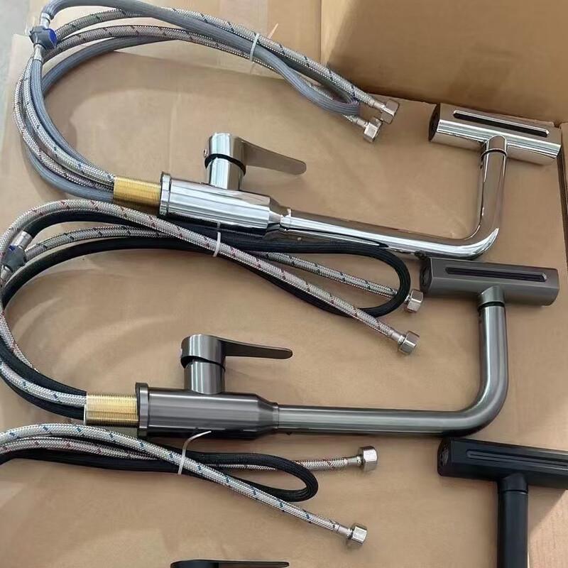 

Stainless Steel Pull-Out Kitchen Faucet