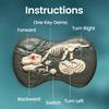 2.4Ghz 5-Channel Remote Control Dinosaur Toys For Kids Robot Walking Dinosaur Toys Simulation Velociraptor Gifts For Boys