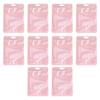 10Pcs Storage Bags Moisture-proof Vibrant Color Visible Design Good Sealing Wide Application Smell Proof Zip-lock Bags Candy Jewelry Organizers