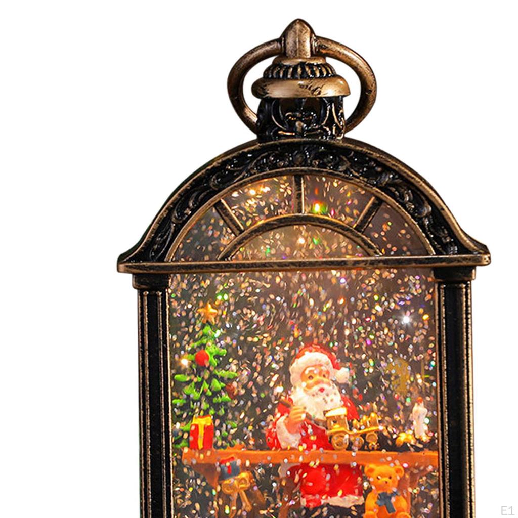 Christmas Lantern with Music, Snow Globe, Gift, Illuminated