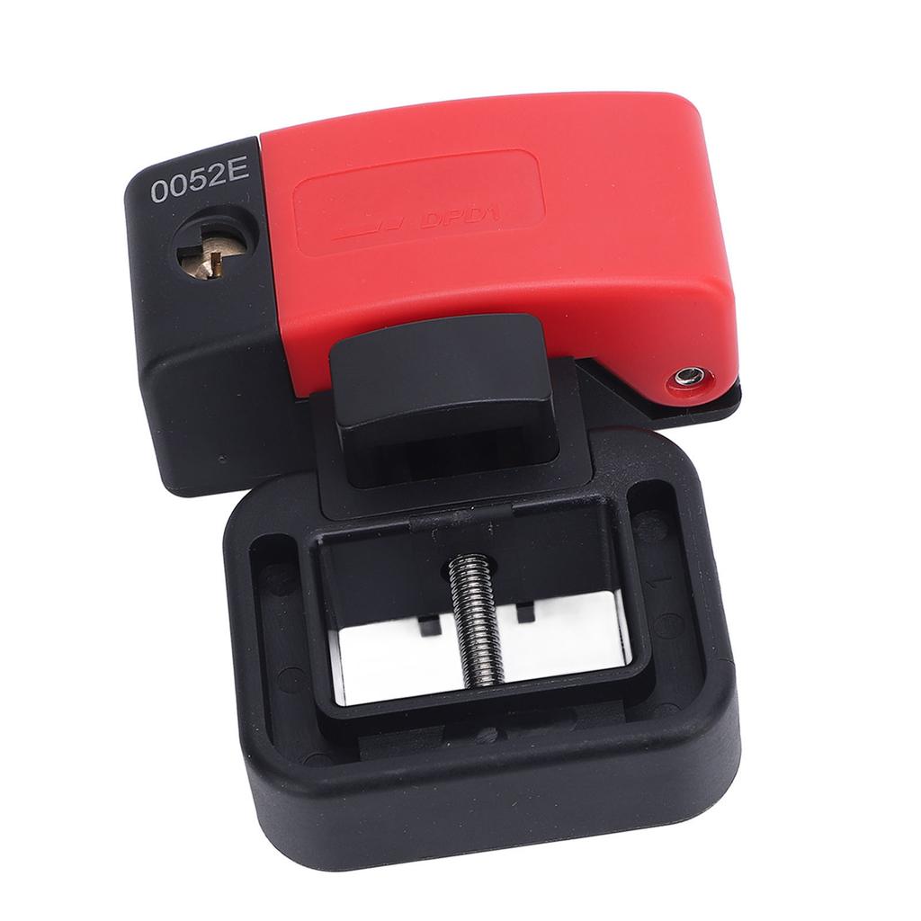 Leistungsschalter-Sperrvorrichtung Nylon PA Schale Selbstverriegelnde Leistungsschalter-Sperrvorrichtung mit Anhänger Schlüssel