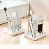 Toothbrush And Toothpaste Stand With Quick Drying Designs For Keeping Bathroom Clean And Tidying