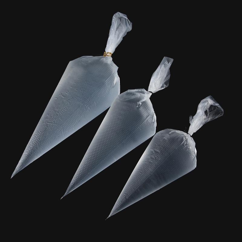 100pcs Disposable Pastry Bag Icing Piping Cake Pastry Cupcake Decor Bags Fondant Cake Cream Pastry Tip Baking Tools 16x25cm белый