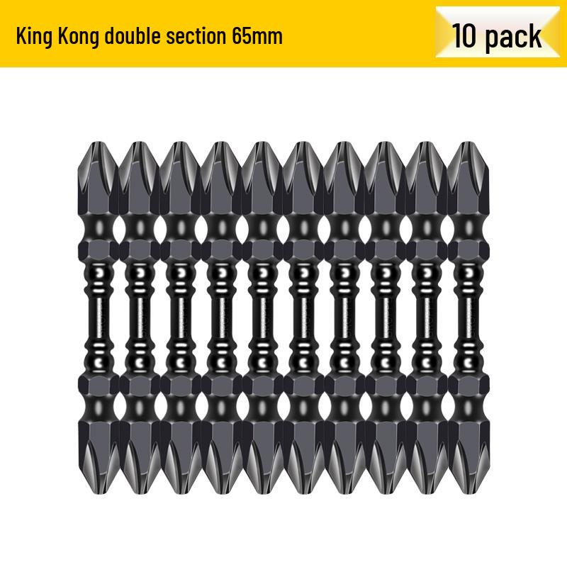 Double-Ended Magnetic Cross & Flathead Electric Screwdriver Bit Set