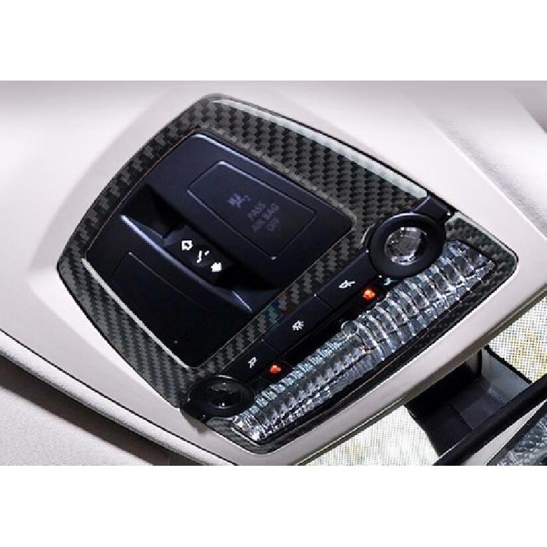 Real Carbon Fiber Front Reading Light Lamp Frame Trim For BMW X3 F25 X4 2011-17