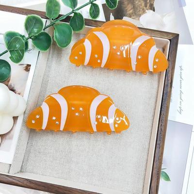 Elegante Strass-Croissant-Haarspange - Schickes Hochsteck-Accessoire für Damen