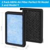 Upgraded HEPA Cabin Air Filter For Tesla Model 3 & Model Y Air Filter For Tesla (2016-2025) 2 Pack With Upgraded Activated Carbon High Efficiency