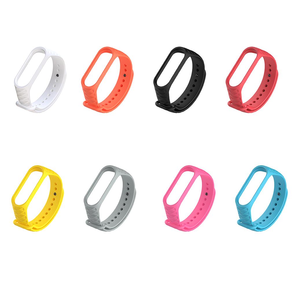 For Mi Band 3/4 TPU Colorful Strap Wristband Replacement Smart Sport