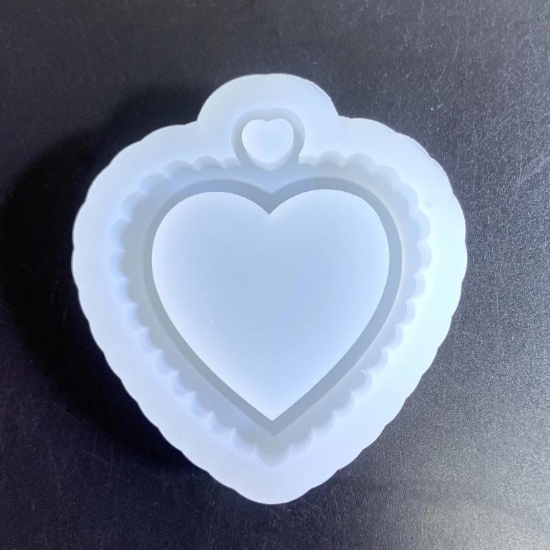 Silikon Anhängerformen Schlüsselanhänger Schmuckform Silikon Bastel Schlüsselanhänger Silikonformen DIY Handarbeit Gadget 2 Farben