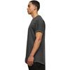 T-Shirt Long Shaped Turnup - Urban Classics - Homme - 100% coton - Couleur gris - Manches courtes