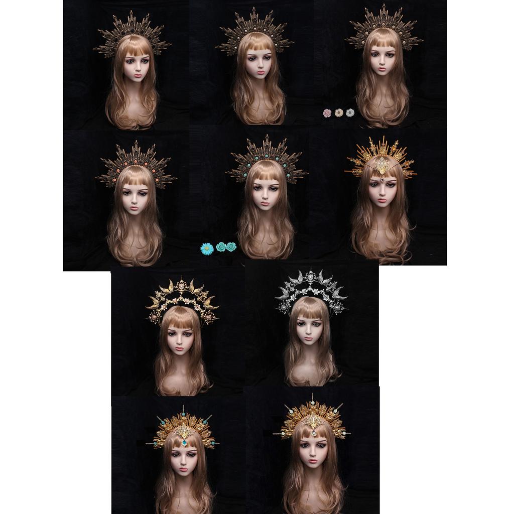 Tiaras Crown Headband DIY Material Package Church Hairband Masquerade Headdress