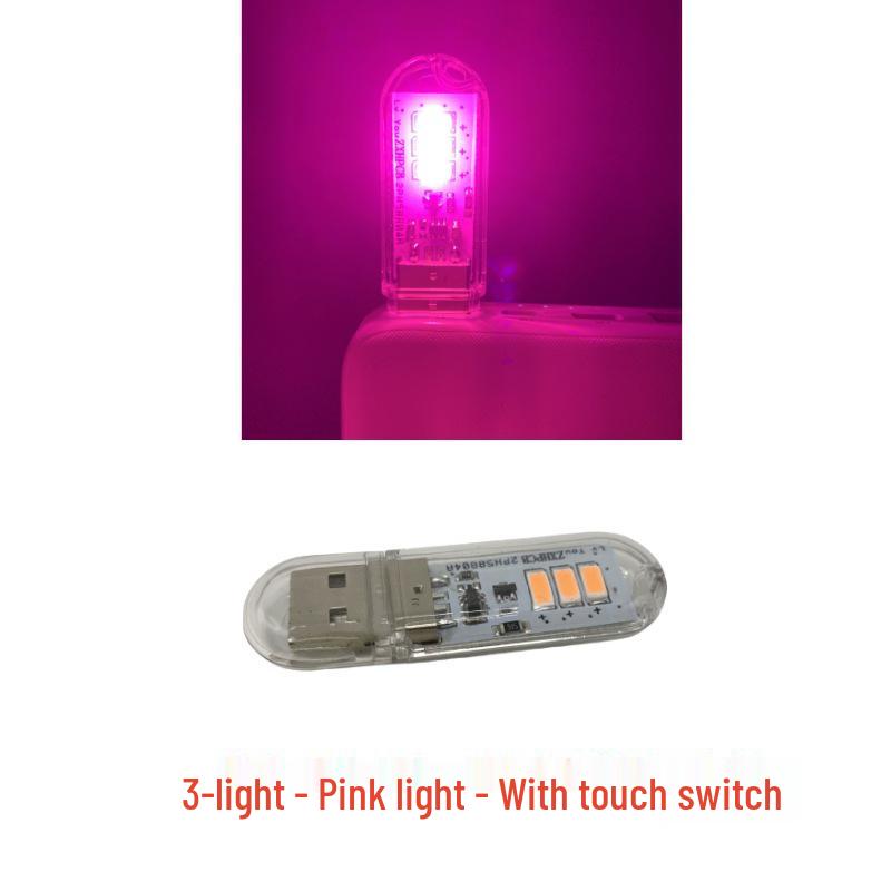 5V USB LED Night Light - Portable Flash Drive Style for Bedroom, Camping, or Stalls