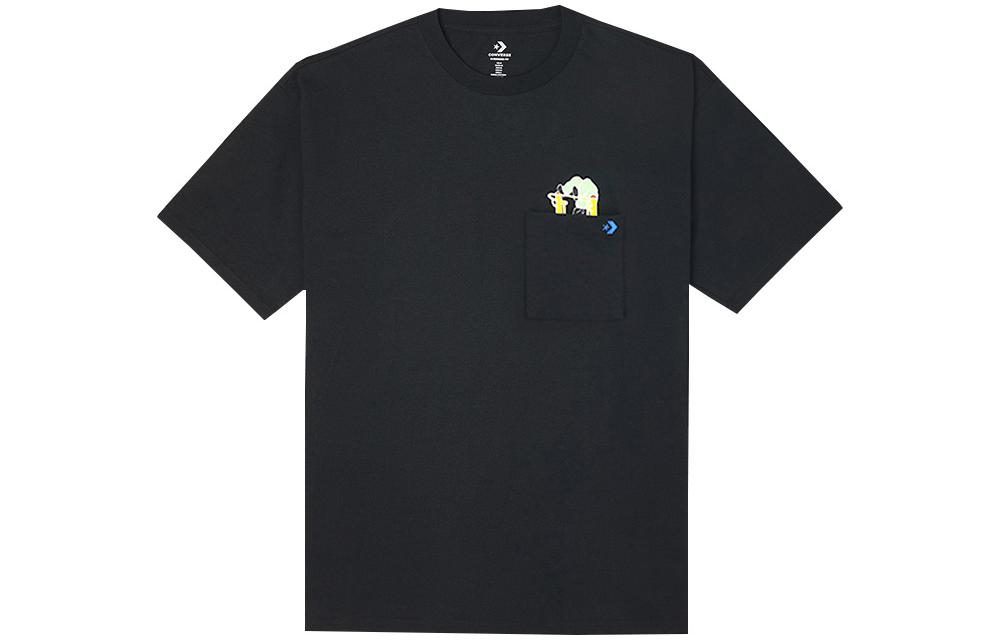 Converse Set-in Sleeve T-Shirt Men s Black 10023150-A02 S