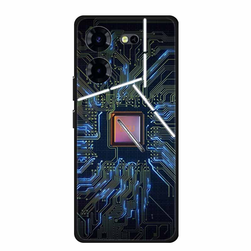 Luxury Case For Tecno Pova 5 Pro 5G TPU Soft Silicone Back Cover for Tecno Pova5 Pro 2023 LH8n Phone Cases Cute 6.78" New etui