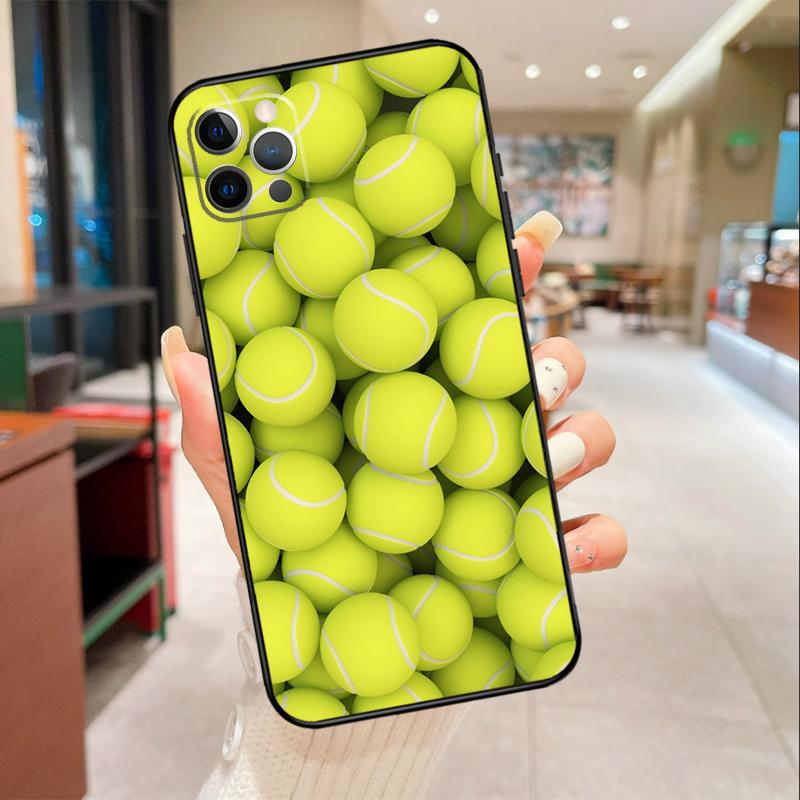 Tennis Balls Phone Case For iPhone 17 16 15 14 13 11 12 Pro Max mini 16 Plus 16e 17 Air Protective Cover